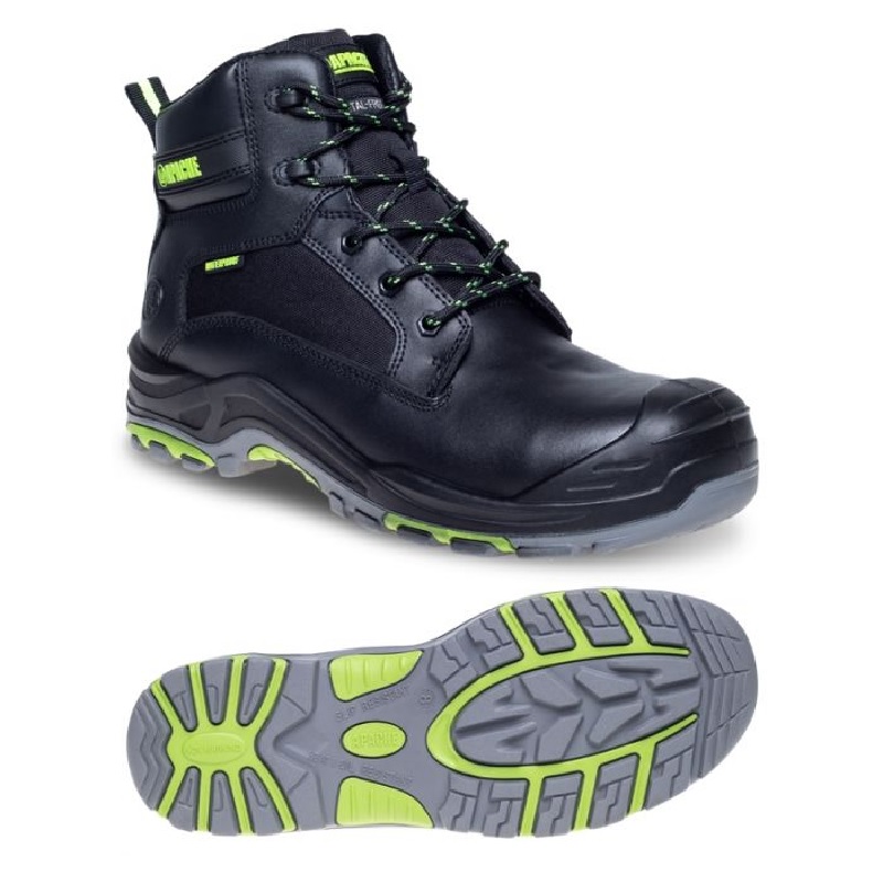 Apache Dakota Metal Free Black Composite Safety Boots - Size 11